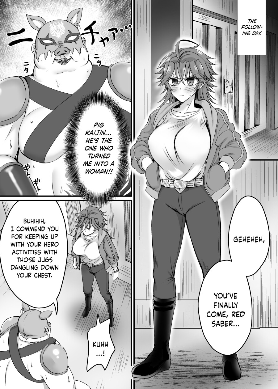 Hentai Manga Comic-Saber Red ~The Weakling Female Fighter Hero of Justice ~-Read-13